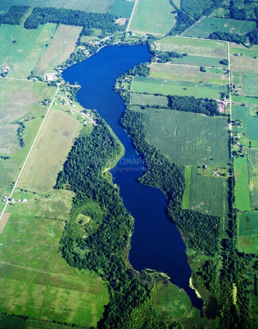 Narrow Lake in Eaton County County, Michigan